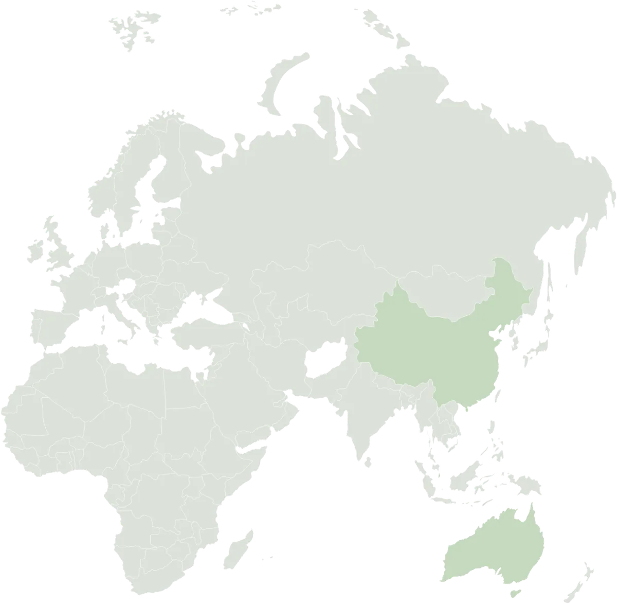 World map with China highlighted; Luowei is based in Nanjing.