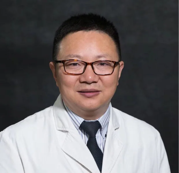 Dr Bao Jun, chief physician and head of the dermatology and venereology department — a photograph published by Nanjing Drum Tower Hospital.